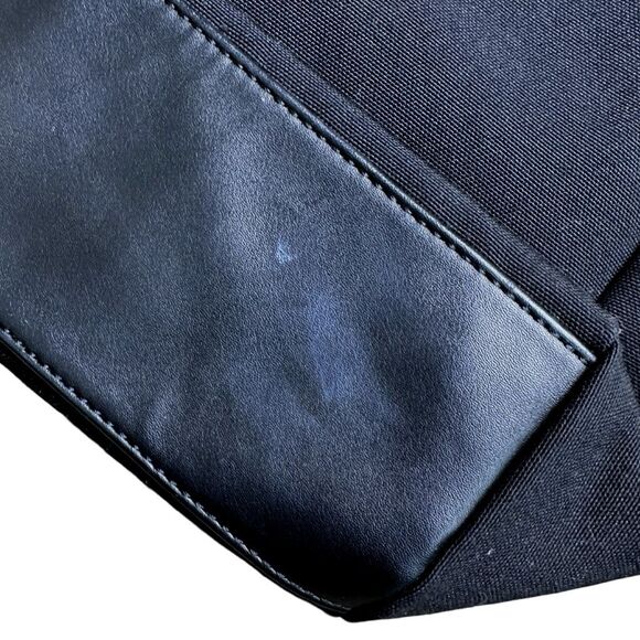 Love Moschino Canvas Logo Embroidered Shopping Tote Bag - 13.75” x 5” x 13.5” - Picture 7 of 7